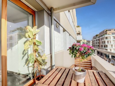 Appartement 2 pices avec balcon - 1 chambre - LYON 7EME ARRONDISSEMENT - 41.31 m2 - VENDU