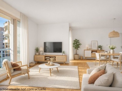 Appartement 3 pi�ces avec balcons - 2 chambres A VENDRE - LYON 3EME ARRONDISSEMENT - 80 m2 - 375�000�&euro;