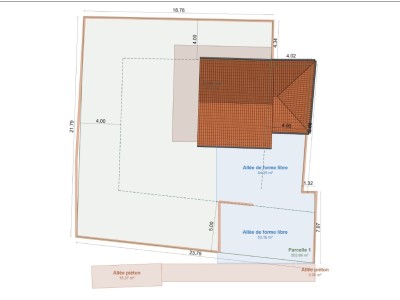 TERRAIN A VENDRE - GREZIEU LA VARENNE - 505 m2 - 210 000 &euro;