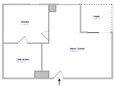 APPARTEMENT T2 A VENDRE - CALUIRE ET CUIRE - 37 m2 - 192 500 €
