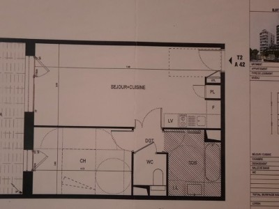 APPARTEMENT T2 A VENDRE - LYON 2EME ARRONDISSEMENT - 48 m2 - 288 000 €