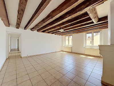 APPARTEMENT T3 A LOUER - LYON 2EME ARRONDISSEMENT - 82.71 m2 - 1 223 € charges comprises par mois