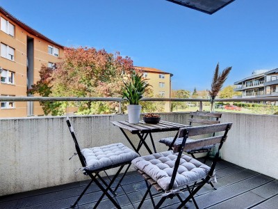 Appartement 3 pices avec balcon - 2 chambres - FRANCHEVILLE - 66.37 m2 - VENDU