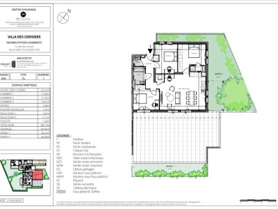 Appartement 4 pices avec jardin - 3 chambres A VENDRE - ST CYR AU MONT D OR - 86 m2 - 509500€