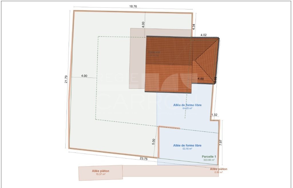 TERRAIN A VENDRE - GREZIEU LA VARENNE - 505 m2 - 210 000 &euro;