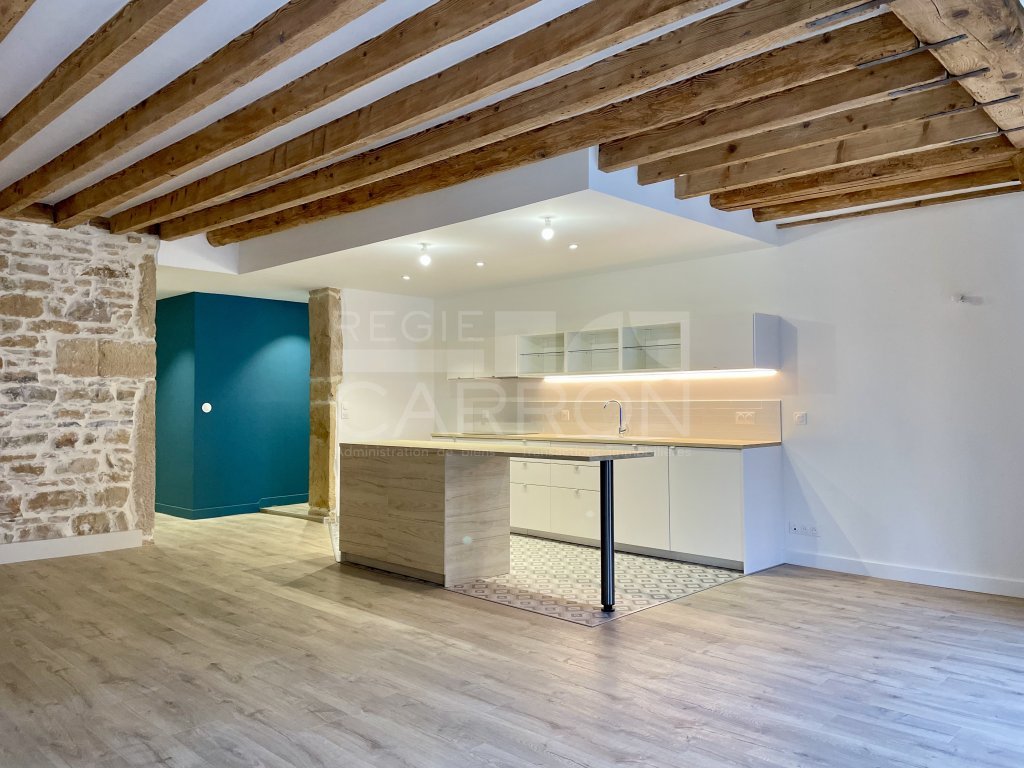 APPARTEMENT T3 A LOUER - LYON 2EME ARRONDISSEMENT - 104.57 m2 - 1800€ charges comprises par mois