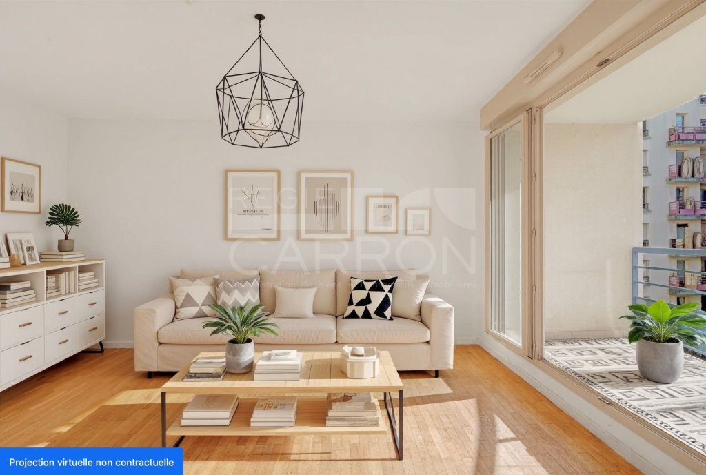 Appartement 3 pices avec balcons - 2 chambres A VENDRE - LYON 3EME ARRONDISSEMENT - 80 m2 - 375000€