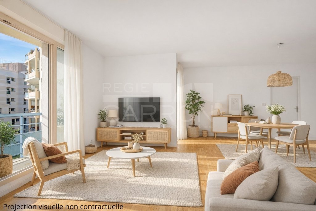 Appartement 3 pi�ces avec balcons - 2 chambres A VENDRE - LYON 3EME ARRONDISSEMENT - 80 m2 - 375�000�&euro;