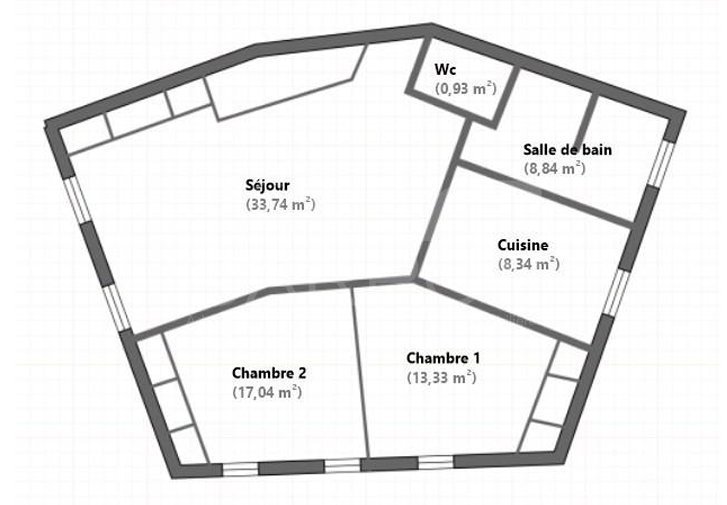 APPARTEMENT T3 A VENDRE - LYON 3EME ARRONDISSEMENT - 82.22 m2 - 367 000 &euro;