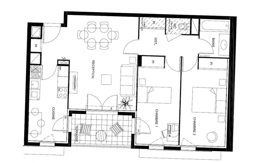 APPARTEMENT T3 A VENDRE - LYON 9EME ARRONDISSEMENT - 68 m2 - 289 000 &euro;