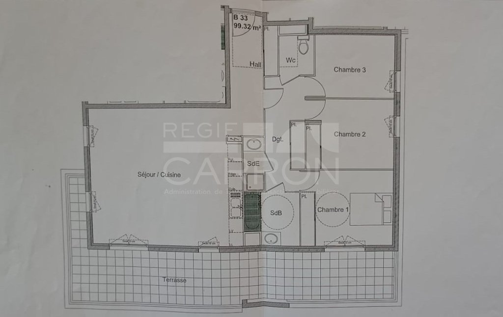 APPARTEMENT T4 A VENDRE - CALUIRE ET CUIRE - 100 m2 - 425 000 &euro;
