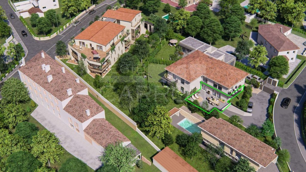 Appartement 4 pices avec jardin - 3 chambres A VENDRE - ST CYR AU MONT D OR - 86 m2 - 509500€