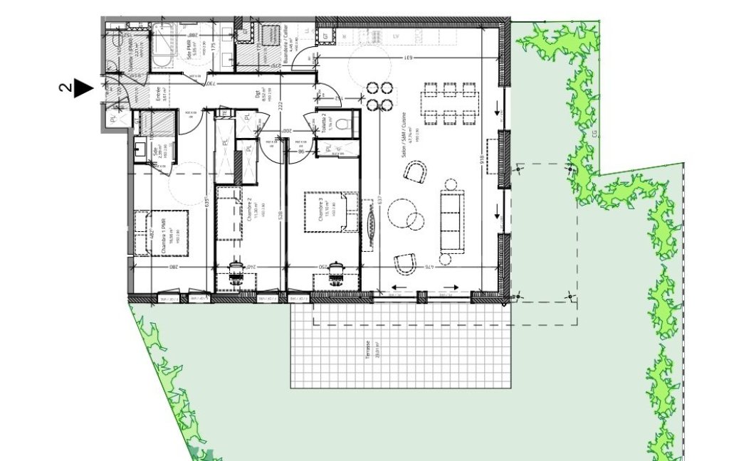 APPARTEMENT T4 A VENDRE - ST CYR AU MONT D OR - 116.48 m2 - 729 900 €