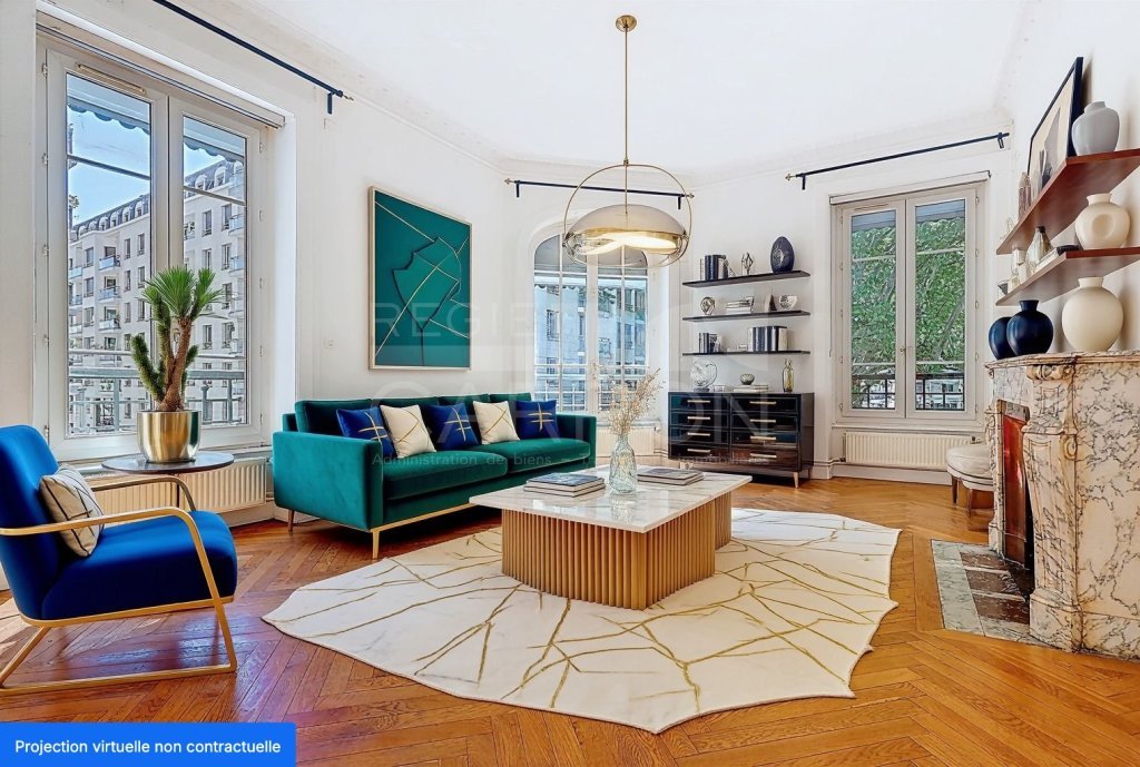 Appartement 5 pices - 4 chambres A VENDRE - LYON 3EME ARRONDISSEMENT - 135.28 m2 - 569000€